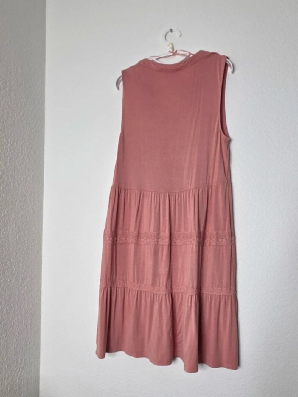 Knox Rose Dusty Rose Summer Dress Size Medium - Picture 2 of 5
